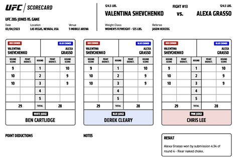 ufc 285 results|Official Scorecards .